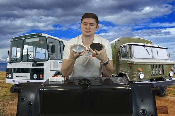 Топливные баки 105 литров на ГАЗ 3307, 66 и ПАЗ